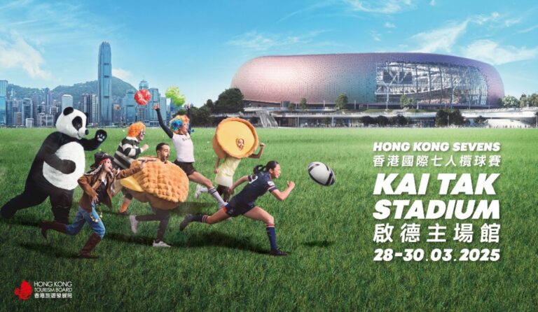 啟德體育園首辦香港七欖 旅發局多角度宣傳加升級觀賞體驗 開幕激光投影 閉幕綻放煙火 人氣南韓啦啦隊助慶