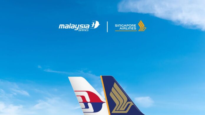 馬來西亞國際航空與新加坡航空啟動戰略性聯營合作，推出全新聯合票價產品